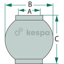 Toppstångskula kat 3 HD från Walterscheid  av  Kespa AB Toppstångskulor 7291