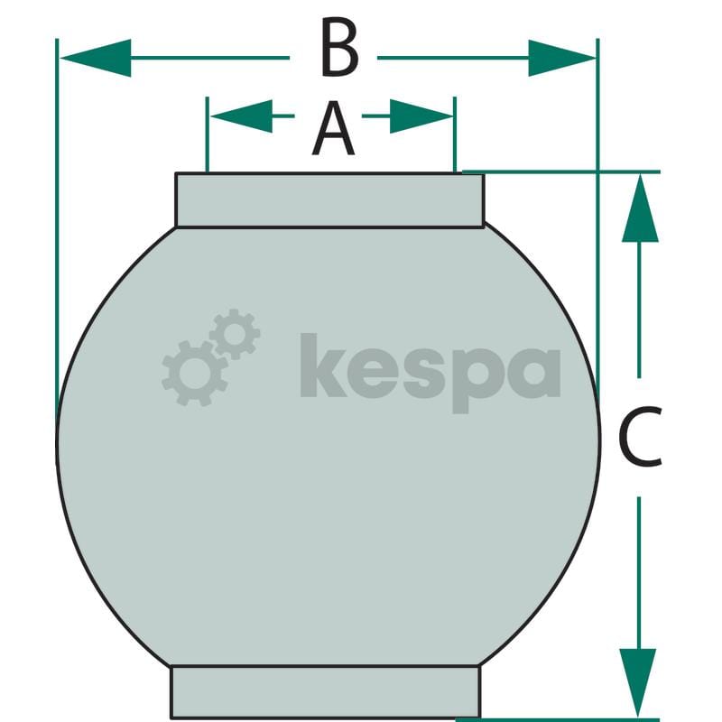 Toppstångskula kat 4 heavy duty från Walterscheid  av  Kespa AB Toppstångskulor 7292