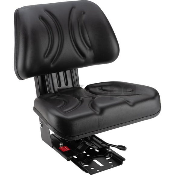 Traktorsits med mekanisk fjädring PVC klädsel  av  Kespa AB Mekanisk stol 7389