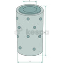 Transmissionsfilter P164164  av  Kespa AB Hydraulik- / transmissionsoljefilter 6025