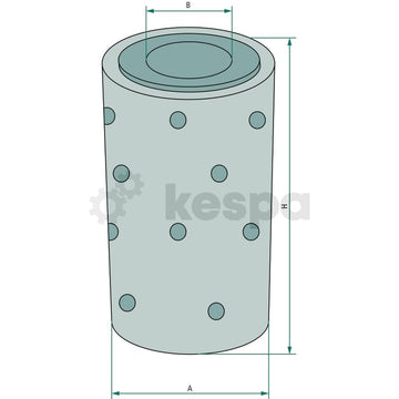 Transmissionsfilter P164164  av  Kespa AB Hydraulik- / transmissionsoljefilter 6025