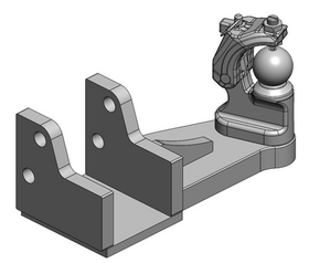 Tvångsstyrning med styrkula höger 50mm passande Scharmüller hitchinsats  av  Kespa AB Tillbehör kuldrag 7544