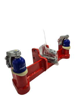 Tvångsstyrningstillsats med 50mm kulor på båda sidor för hitchinsats från Scharmüller  av  Kespa AB Tillbehör kuldrag 7224