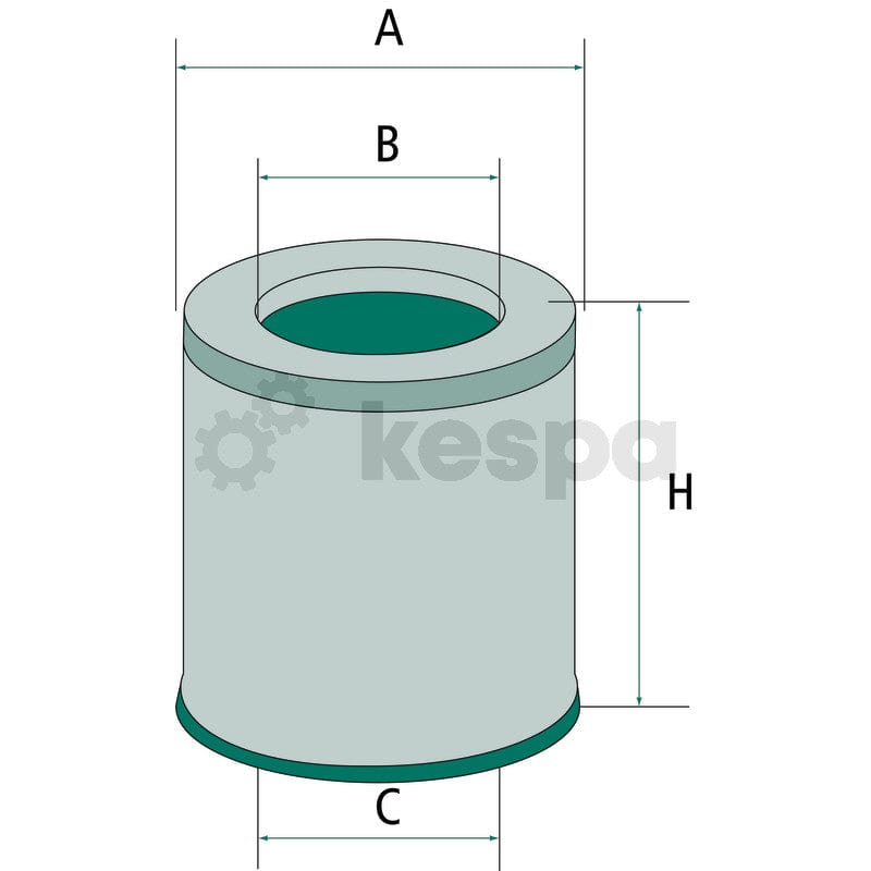 Ventilationsfilter C75.4  av  Kespa AB Övriga filter 7197