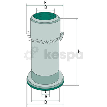 Luftfilter C1588  av  Kespa AB Luftfilter 6467