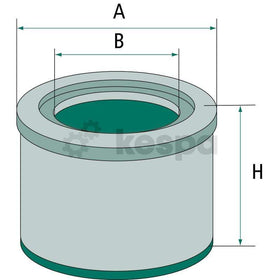 Luftfilter - primärt  av  Kespa AB Luftfilter 5837