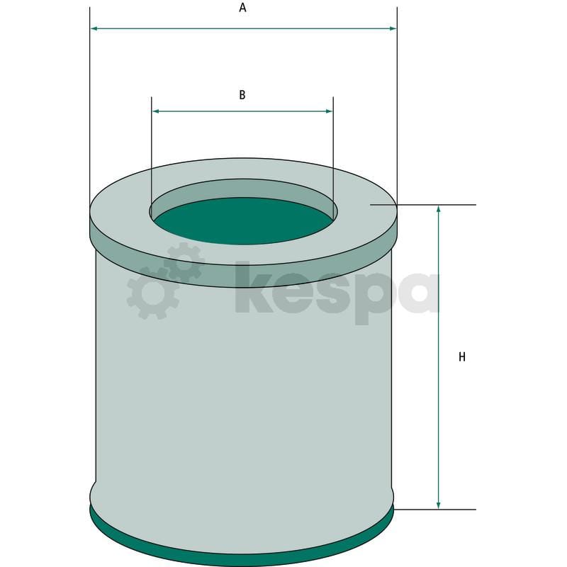 Luftfilter - sekundärt  av  Kespa AB Luftfilter 5836