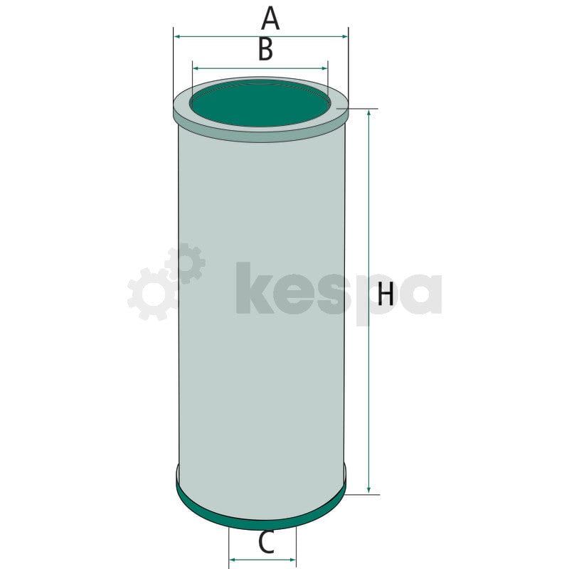 Oljefilter H15263  av  Kespa AB Motoroljefilter 6142